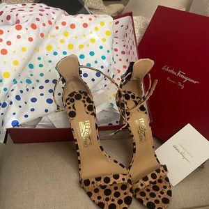 Salvatore ferragamo Woman’s size 10 1/2 cheetah print shoes